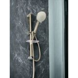 Özbience Ayarlanabilir Fonksiyonlu Duş Seti, Spiral Hortum ve Kutulu Tasarım - Altın - Gümüş - Bakır