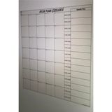 Özbience Aylık Planlayıcı Takvim Çizelgesi 100X100 Cm, Pratik ve Şık Tasarım - 1BW-Beyaz - Seçenek 1