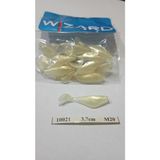 Özbience Balık Formu Silikon Kalıp 3,7 Cm, 10'lu Iğnesiz Set - Ahşap - Beyaz - Seçenek 1