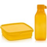 Özbience Bölmeli Saklama Kabı, Eko Şişe 500 Ml, Sarı, Pratik ve Şık Tasarım - Altın - Seçenek 1