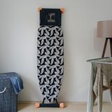 Özbience Büyük Boy Ipli Keçeli Ütü Masası Kılıfı 55X140CM Siyah-Beyaz - Ahşap - Seçenek 1