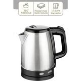 Özbience Çelik Kettle 1.7l Gizli Rezistans Kablosuz SK-8015 - Açık Bej