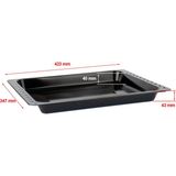 Özbience Çeşitli Uyumlu Emaye Fırın Tepsisi 423X347X40MM - Ahşap - Seçenek 1