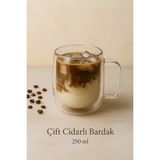 Özbience Çift Cidarlı 250 ml Kahve Kupası, Şık ve Dayanıklı Tasarım - Seçenek 1