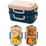 Özbience Çift Katlı Paslanmaz Çelik Beslenme Kabı, 850 Ml, Sağlıklı ve Şık Tasarım - Amber - Seçenek 1