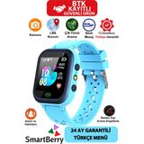 Özbience Çocuk Akıllı Saat, Sim Kartlı, Kamera ve Gizli Dinleme Özellikli, Mavi - Seçenek 1