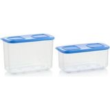 Özbience Çoklu Modüllü Saklama Kapları, Buzdolabı Için 460-715 ml Set - Seçenek 1