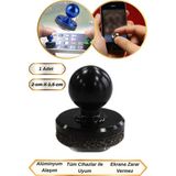 Özbience Dekoratif Topuzlu Joystick, Telefon ve Tablet Için Oyun Kumandası - 0 RH (+) Siyah - Seçenek 1