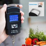 Özbience Dijital LCD Ekranlı El Terazisi, 50 Kg, Hafif ve Kullanışlı El Kantarı - Ahşap