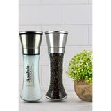 Özbience Dolu Karabiber ve Tuz Değirmeni 2'li Set, Seramik Öğütücülü, 19 cm - Seçenek 1