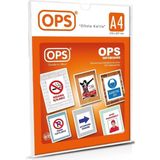 Özbience Duvar Tipi A4 Afiş Taşıyıcı ile Güzel Sergileme Keyfi - 860-Turuncu - Seçenek 1