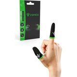 Özbience E-Spor Mobil Oyun Parmak Eldivenleri, Ultra Iletken Karbon Fiber Kumaş, 1 Çift - (Kenya)Black-TrueWhite - Seçenek 1
