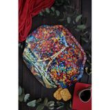 Özbience EF166-02 Paris Desenli Özel Şekil Tepsi 28X33 cm - Altın - Seçenek 1