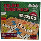 Özbience Eğlenceli Ahşap Kelime Oyunu, Zeka ve Yaratıcılığı Destekler - Seçenek 1 - Açık Bej