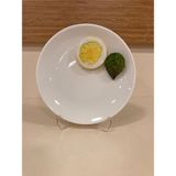 Özbience El Yapımı Porselen Limon Dekorlu 16 cm Çerezlik Veya Şekerlik - 05S-Sarı - Seçenek 1