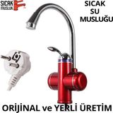 Özbience Elektrikli Ani Su Isıtıcı, Termal Şofben, Lavaboya Monteli, Asg-1 - Altın - Turkuaz