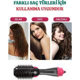 Özbience Elektrikli Fön Tarak ile Sağlıklı ve Şık Saçlar - Ahşap - Seçenek 1