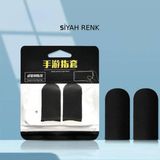 Özbience Esnek Fiber Eldiven Çift Seti, Güçlü ve Rahat Oyun Koruyucu - 0 RH (+) Siyah - Seçenek 1