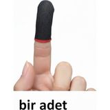 Özbience Fiber Eldiven, Parmak Kılıfı, Oyuncu Eldiveni, Koruyucu, Rahat ve Hafif - 0 RH (+) Siyah - Seçenek 1