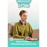 Özbience G7 Pro Fold Tens-Ems Akıllı Boyun Masaj Aleti, Mobil App ve Isı Terapisi - Cappuccino