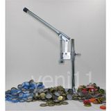Özbience Gazoz Şişe Kapağı Kapatma Makinesi + 100 Kapak Hediye, Pratik ve Kolay Kullanım - Açık Bej - Seçenek 1