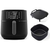 Özbience Geniş Kapasiteli 5000 Serisi Airfryer Xxl, Rapid Air Teknolojisi - Ahşap