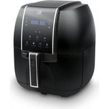 Özbience Genis Kapasiteli Siyah Airfryer 5l, Pratik ve Sağlıklı Pişirme - Ahşap