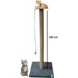Özbience Geniş ve Dayanıklı 100 cm Kedi Tırmalama Tahtası, Eğlence ve Rahatlık Sağlar - Seçenek 1