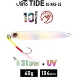 Özbience Glow Uv Metal Jig 60G 10CM Tidal Suni Yem, Balık Avı Takımı - Açık Bej - Seçenek 1