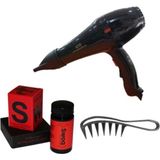 Özbience Güçlü Fön Makinası, Swoq Pudra Wax ve Wax Tarağı Seti - Ahşap