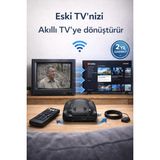 Özbience HDMI ve USB ile 1080P Full Hd Dijital Uydu Alıcısı, Tüm Tv’lerle Uyumlu - Açık Bej