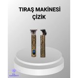 Özbience Kablosuz Şarjlı Tıraş Makinesi, Uzun Pil Ömrü, Güçlü ve Sessiz Motor - Seçenek 1