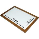 Özbience Kahverengi Mdf Yazı Tahtası 45X60, Duvara Monte, Şık ve Pratik Tasarım - Afrika - Seçenek 1