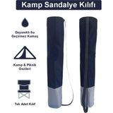 Özbience Kamp Sandalyesi Kılıfı Fermuarlı Taşıma Çantası - Hafif ve Dayanıklı - Seçenek 1 - Amber