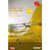 Özbience Katlanabilir Alüminyum Çamaşır Kurutmalık, Hafif ve Dayanıklı Tasarım - Altın - Gri - Seçenek 1