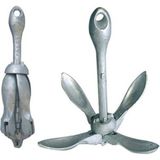 Özbience Katlanabilir Galvaniz Şemsiye Çıpa, 4 kg Dayanıklı ve Hafif Tasarım - Seçenek 1