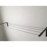 Özbience Katlanabilir Metal Çamaşırlık, Balkon Için Pratik ve Şık Kurutmalık - Ahşap - Seçenek 1