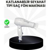 Özbience Katlanabilir Taşınabilir Fön Makinesi, Enerji Tasarruflu ve Hafif - Altın
