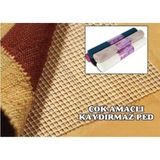 Özbience Kaydırmaz Halı 45X90 Cm, 2'li Set, Güvenli ve Şık Zemin Kaplama - Kahverengi