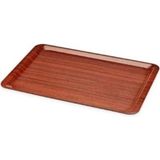 Özbience Kaydırmaz Yüzeyli 37X53 cm Servis ve Lokanta Tepsisi - Ahşap - Ceviz - Seçenek 1
