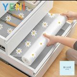 Özbience Kaymaz Raf Astarı Rulosu, Mutfak, Buzdolabı ve Dolaplar Için, 45X10 - Ahşap - Beyaz - Seçenek 1