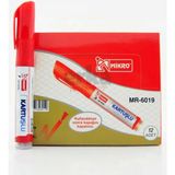 Özbience Kırmızı Mikro Tahta Kalemi MR-6019 12'li Paket, Kartuşlu, Kaliteli ve Dayanıklı - 001-Renkli - Seçenek 1