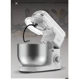 Özbience KMX-3638 Hamur Yoğurma ve Stand Mikser, 5,3 Lt, 1300W, 8 Hızlı, Mutfak Şefi - Ahşap - Beyaz