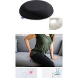 Özbience Konforlu Yuvarlak Memory Foam Oturma Simidi, Koltuk Yastığı - Antrasit