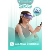 Özbience KS700-E Akıllı Göz Masaj Aleti Soğuk Kompress Mobil App Isı Terapisi - Cappuccino