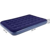 Özbience Lacivert Unisex Çift Kişilik Şişme Yatak 191X137X22 cm - Seçenek 1