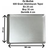 Özbience Lezzetli Baklava ve Börek Tepsi, 600 Gr, 25X35 Cm, Pratik ve Şık Kullanım - Seçenek 1