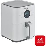Özbience M10 Maxifry 3,5 Litre Airfryer, 1500W, Yağsız Fritöz, Türkiye Garantili - Ahşap - Beyaz