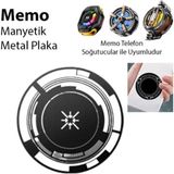 Özbience Manyetik Metal Halka, Telefon Soğutucu Uyumlu ve Çoklu Modeller - 07-Pembe - Seçenek 1