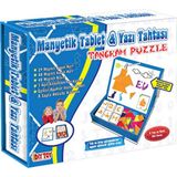 Özbience Manyetik Tablet Tangram ve Yazı Tahtası Eğlenceli Öğrenme Seti - Seçenek 1